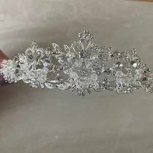 Silver tiara - silver crown